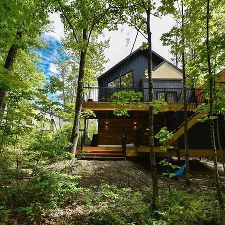 Chalet Bellevue Luxe Avec Spa Et Local A Velo Pont-Rouge Exterior photo