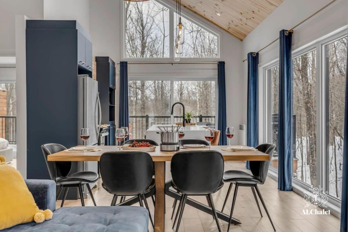 Chalet Bellevue Luxe Avec Spa Et Local A Velo Pont-Rouge Exterior photo