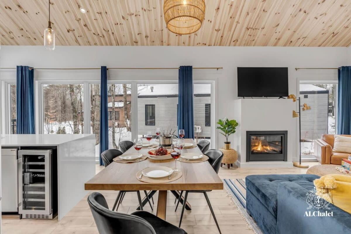 Chalet Bellevue Luxe Avec Spa Et Local A Velo Pont-Rouge Exterior photo