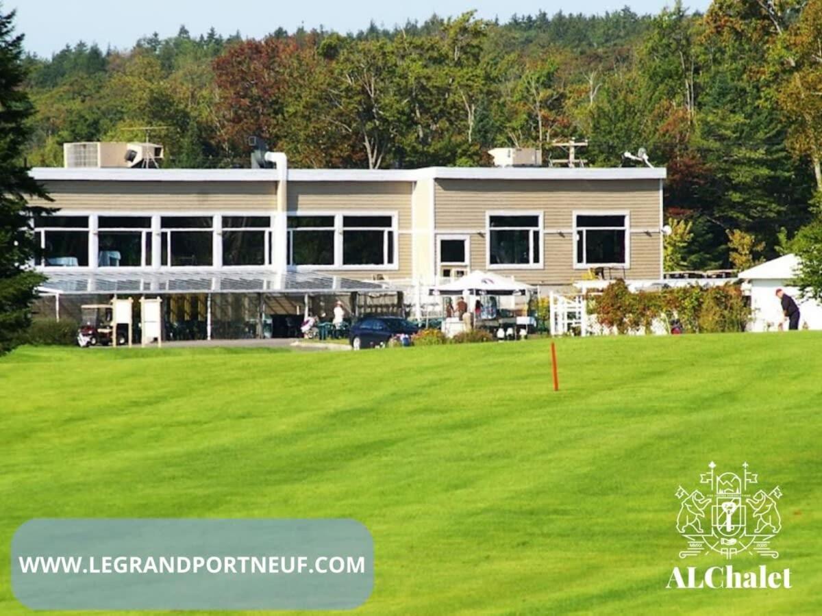 Chalet Bellevue Luxe Avec Spa Et Local A Velo Pont-Rouge Exterior photo