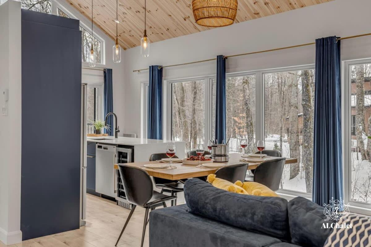 Chalet Bellevue Luxe Avec Spa Et Local A Velo Pont-Rouge Exterior photo